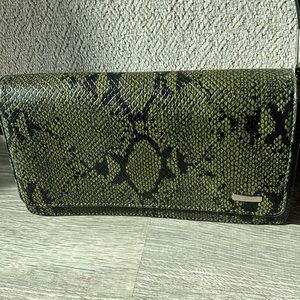 Faux snake skin bag